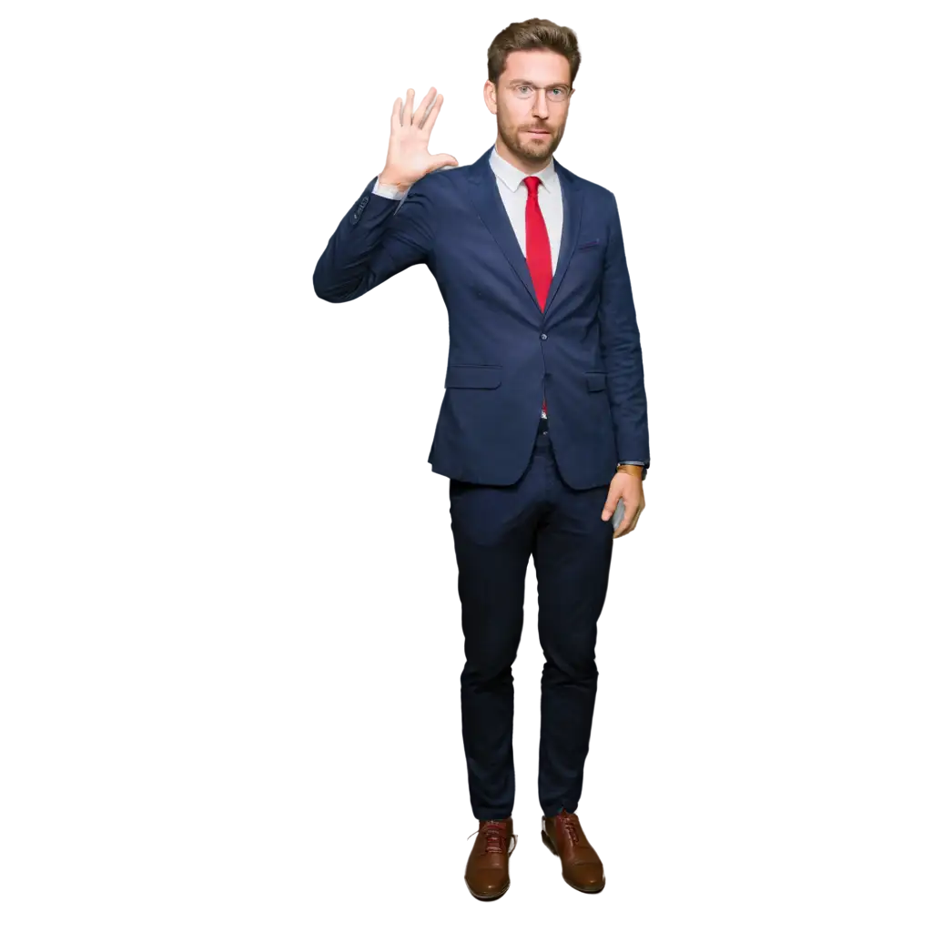 Professional-Man-in-Suit-Looking-Camera-PNG-Image-for-Versatile-Use