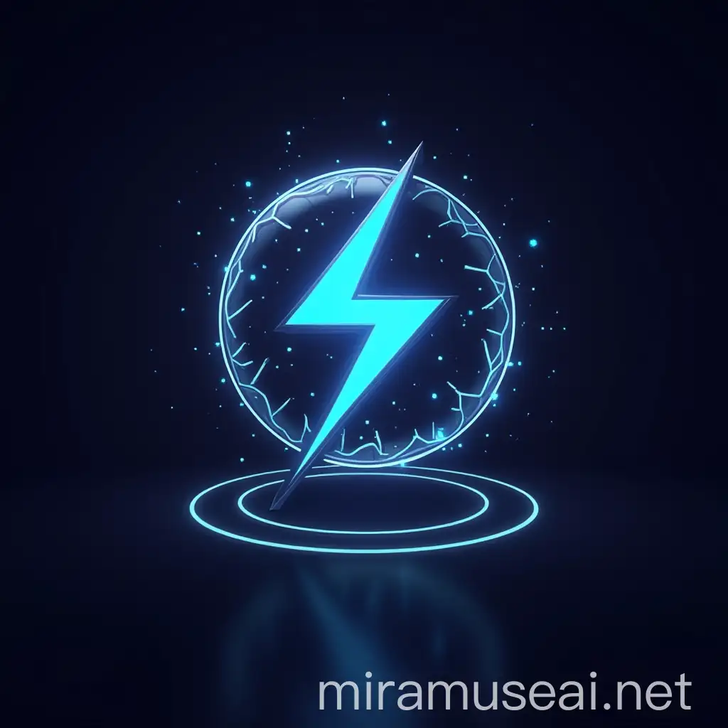 Dynamic 2D Electric Lab Logo Design