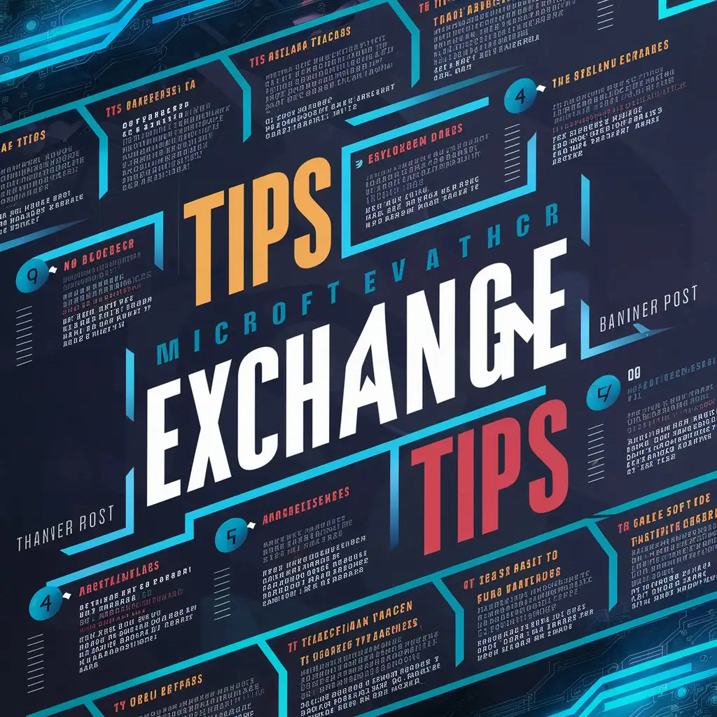 Microsoft Exchange Admin tips by Thanzil Banner Post without human photo creative tech