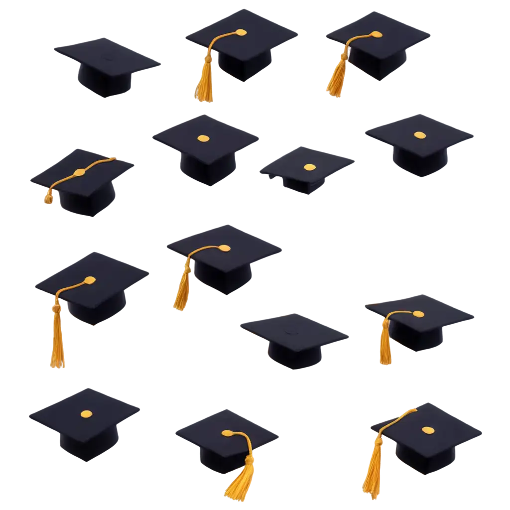 Tiny-Graduation-Caps-PNG-Image-Celebratory-Background-for-Academic-Achievements