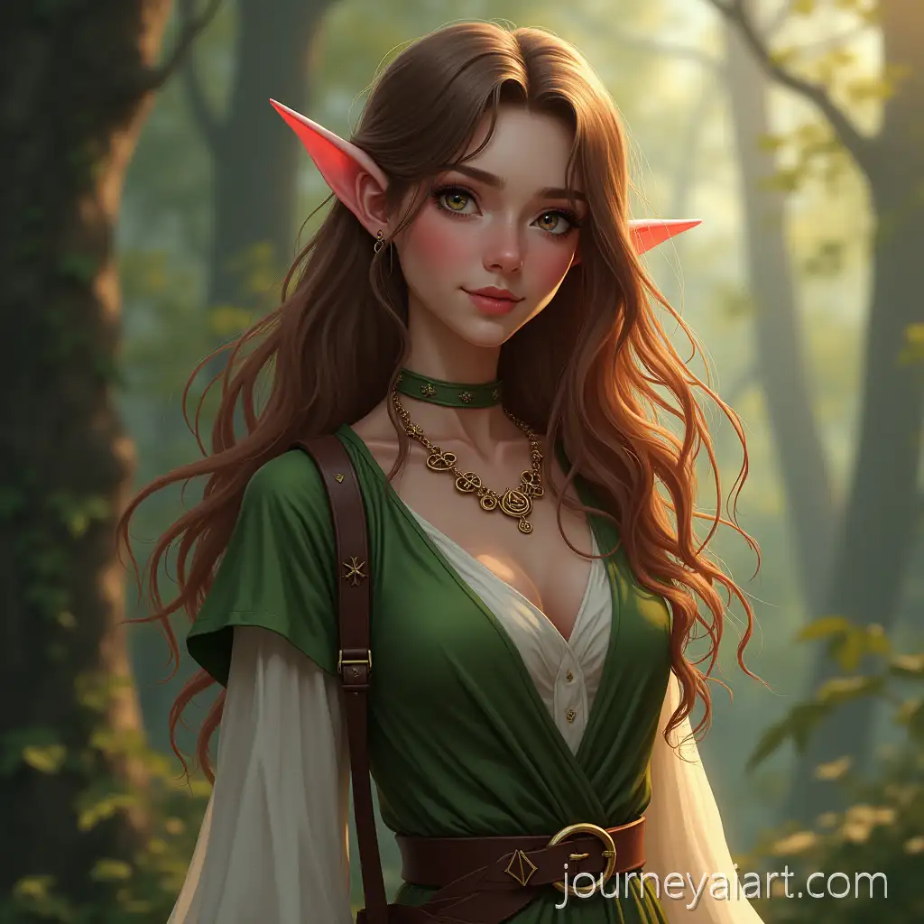 Elf-girl-with-long-hairElf-Girl-with-Long-Hair-in-Fantasy-Setting