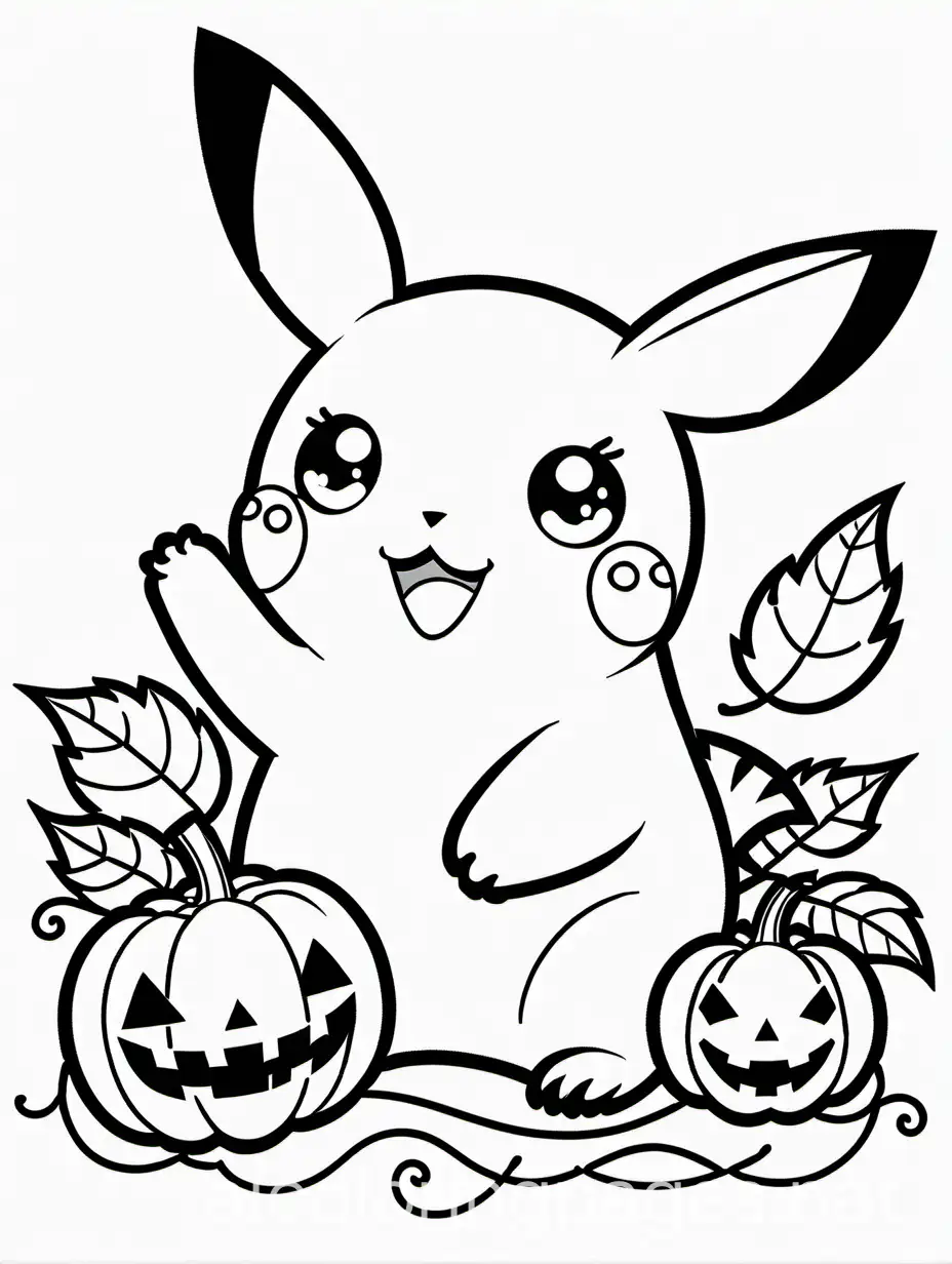 Pikachu-and-JackoLantern-Pumpkin-Coloring-Page-for-Kids