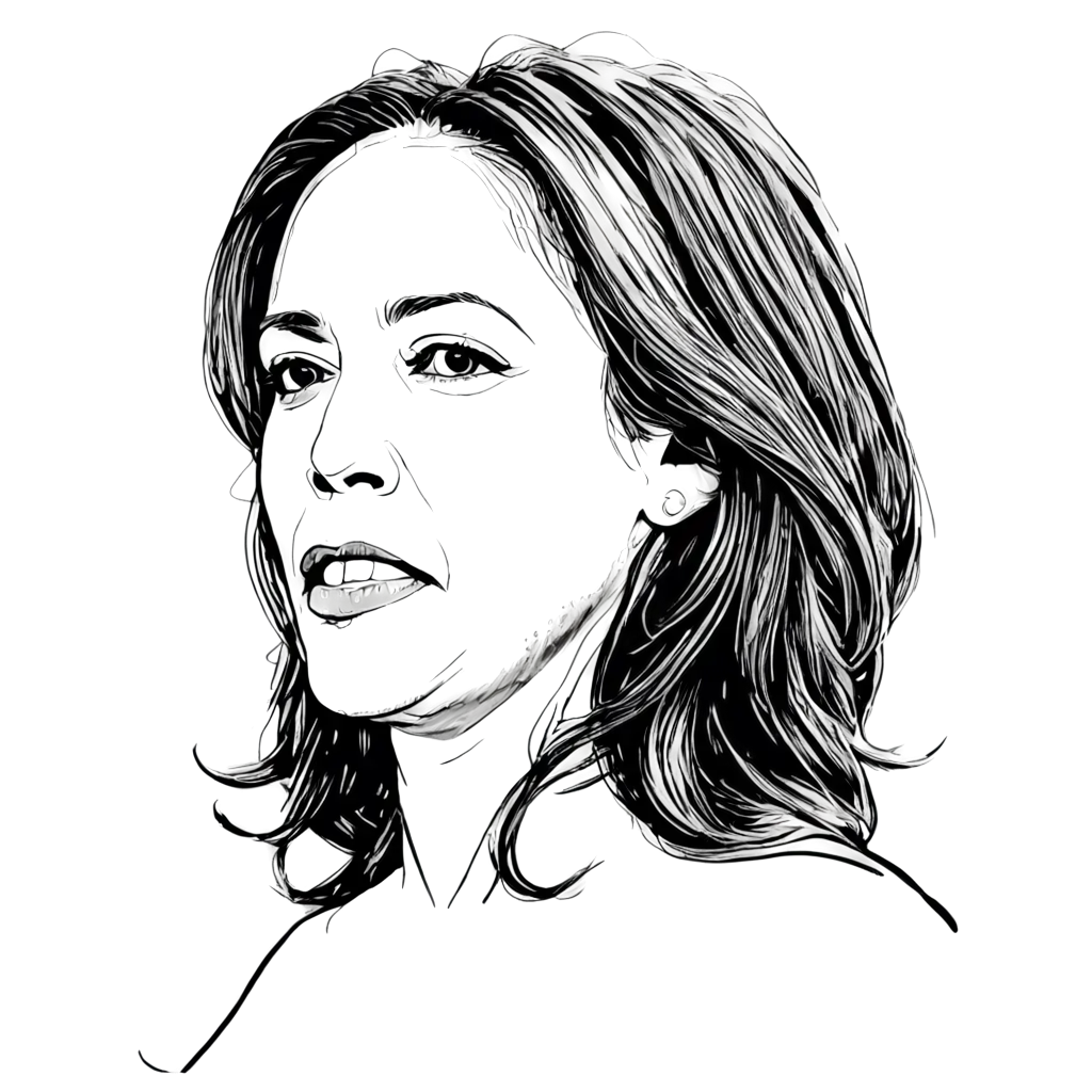 Kamala-Harris-Head-and-Neck-Black-and-White-PNG-Line-Drawing