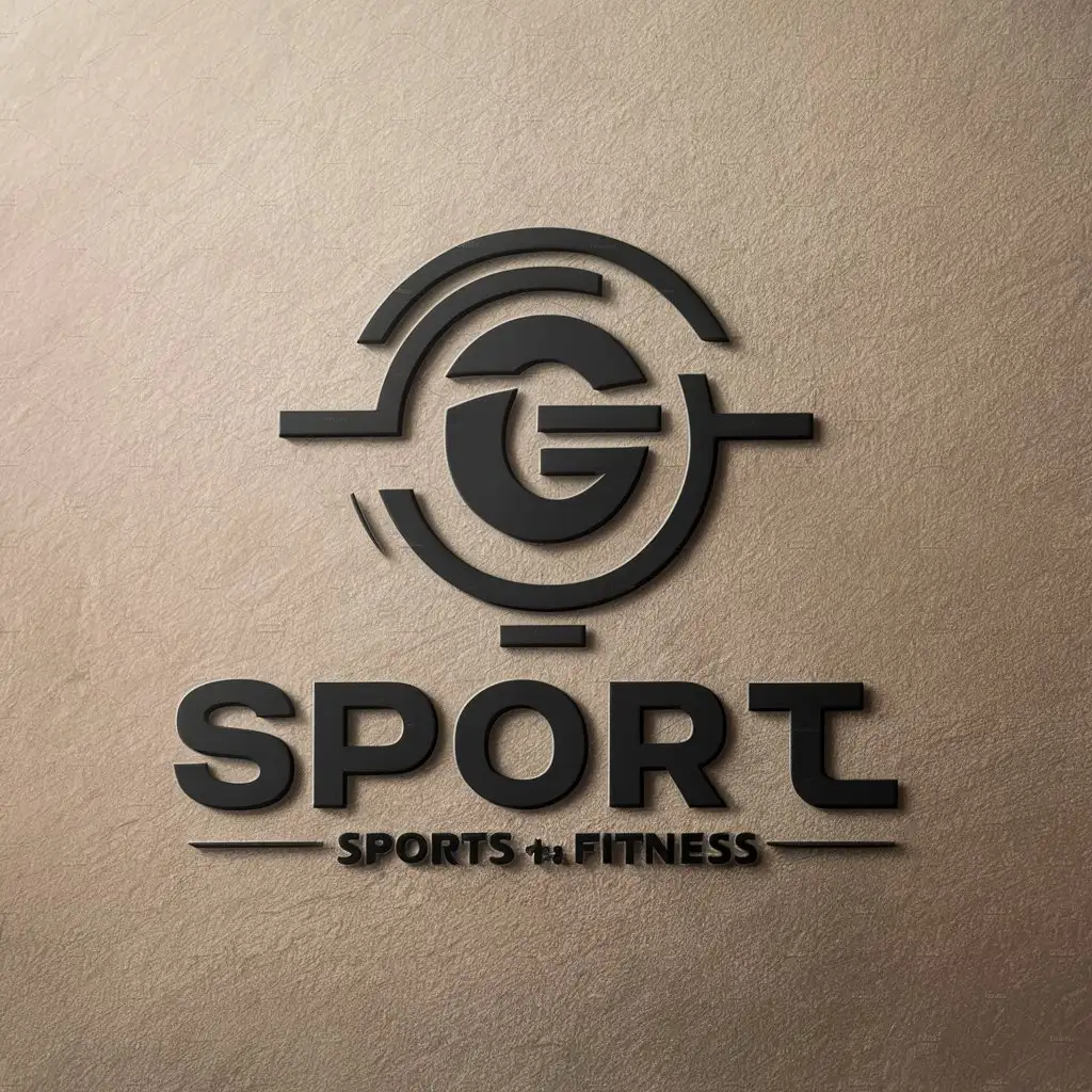 a vector logo design,with the text "Sport", main symbol:Gontela,Moderate,be used in Sports Fitness industry,clear background