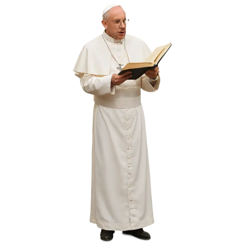 The-Pope-in-White-Robe-and-Hat-Reading-to-the-Crowd-PNG-Image-for-Religious-and-Spiritual-Themes