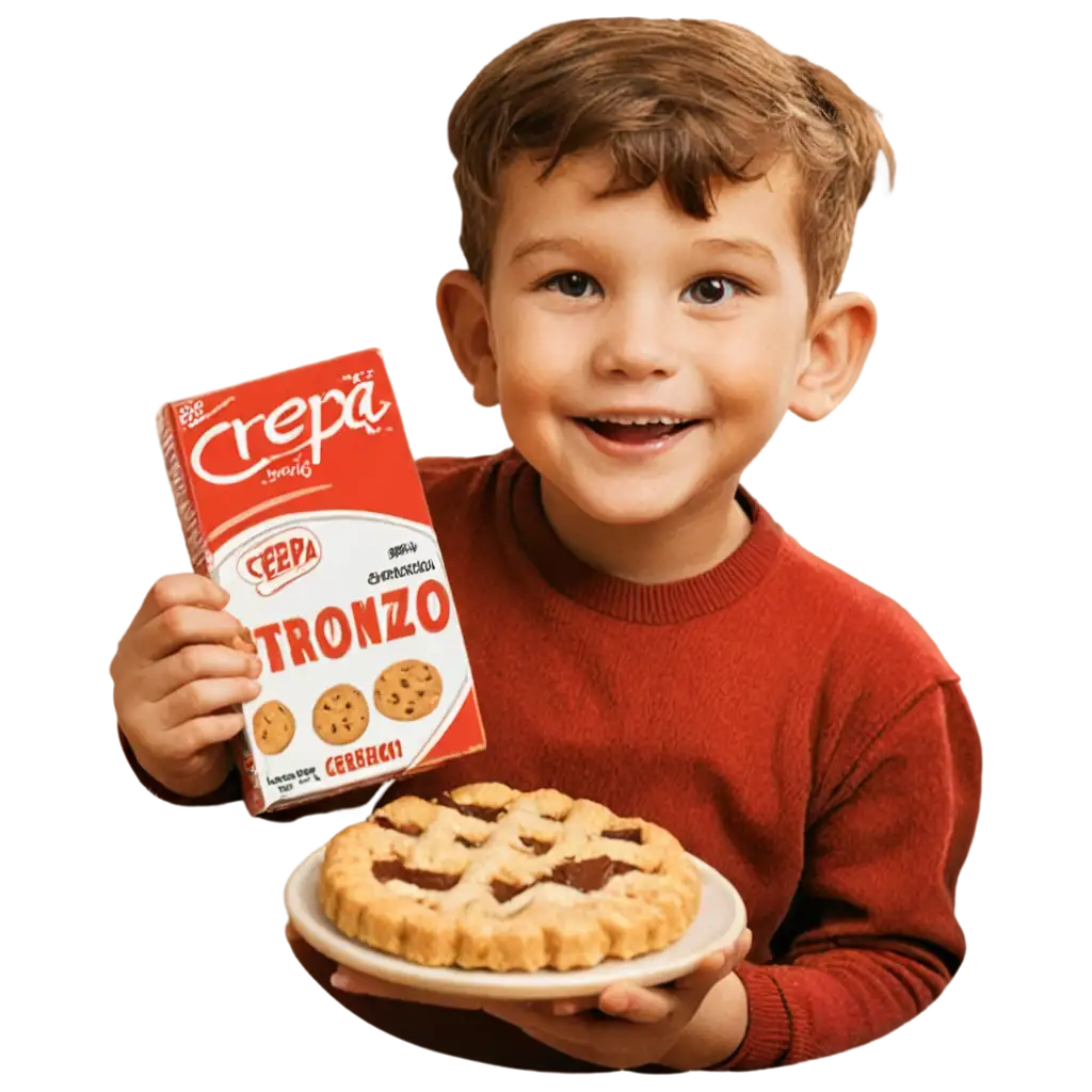 Boy-Eating-Biscuit-with-Crepa-Stronzo-Text-PNG-50s-Cartoon-Style-with-Transparent-Background