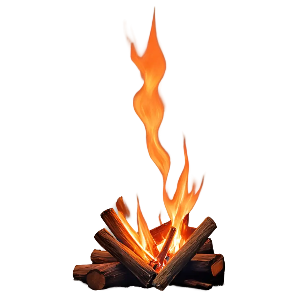 Festive-Campfire-PNG-Image-A-CozyPNG-Image-Usage-Scenarios-and-Warm-Nighttime-Celebration-with-Sparks-and-Flames
