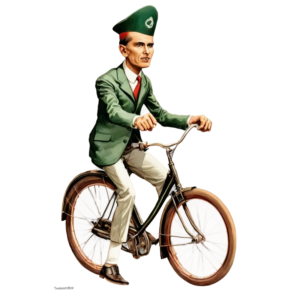 Illustrated-Quaid-e-Azam-Riding-Bike-PNG-Image-Historical-Artwork