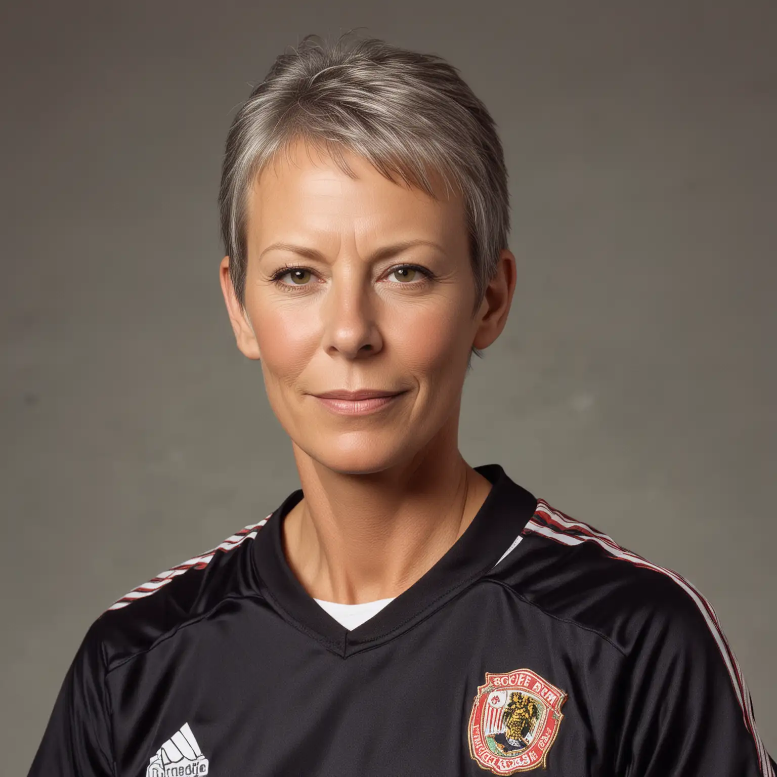 Jamie Lee Curtis Soccer Player Portrait