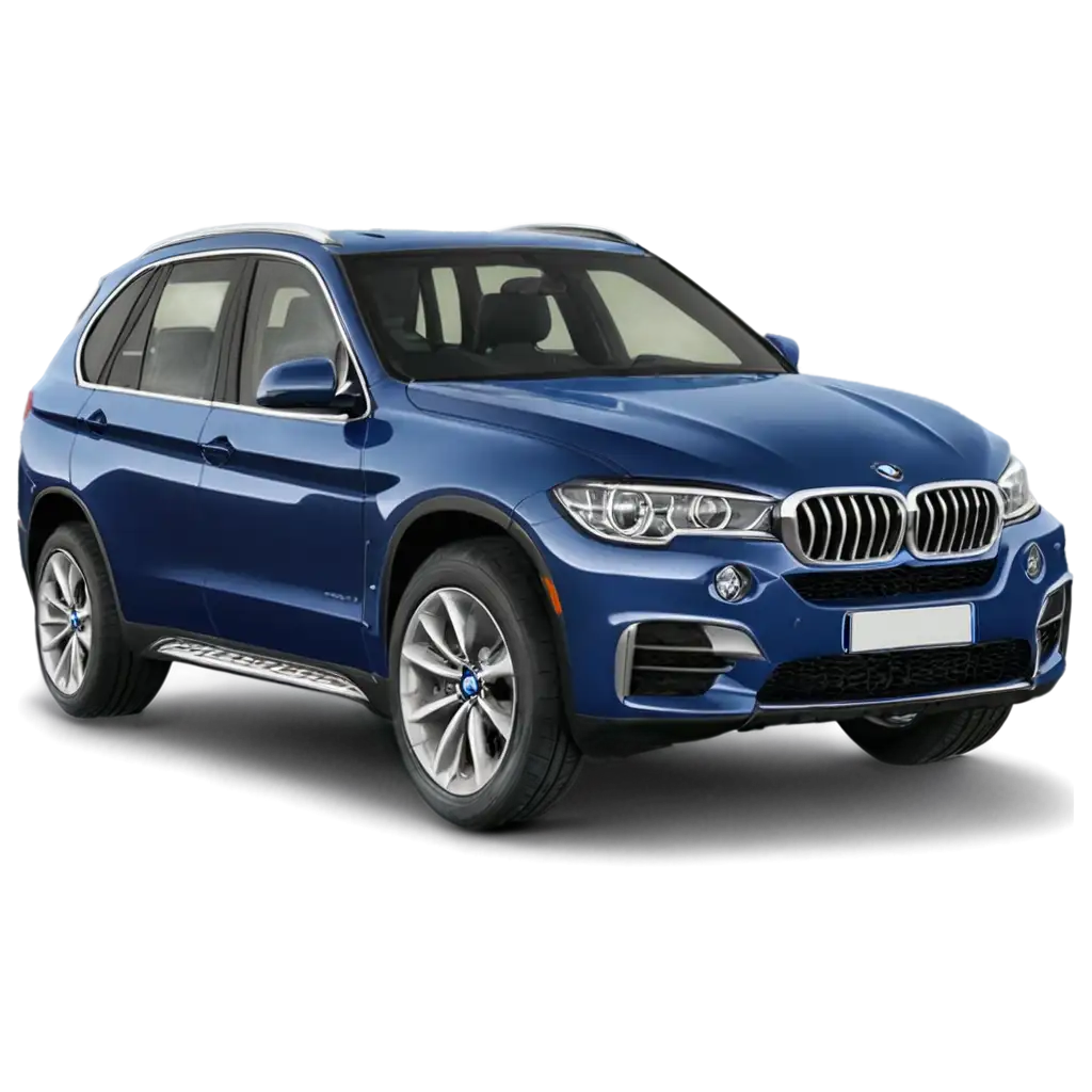 Bmw X5 blue color, HD realistic