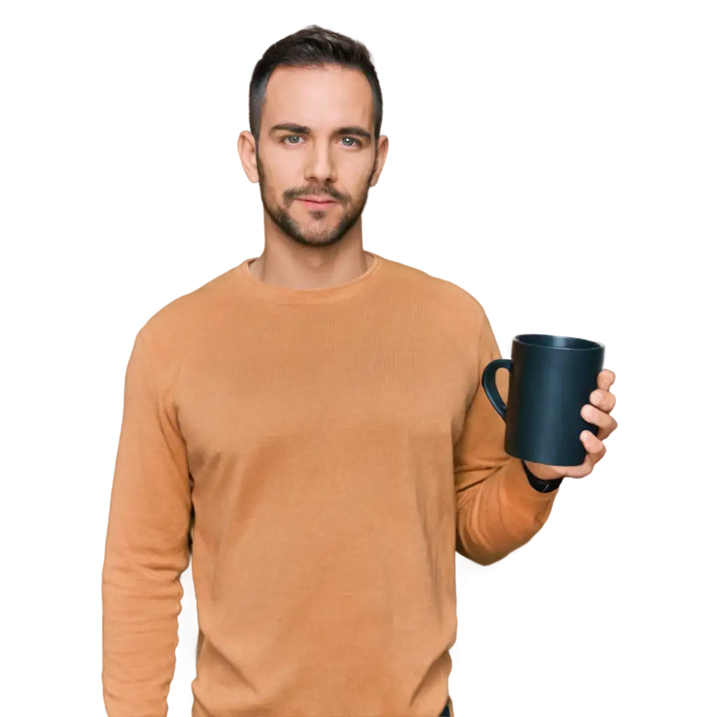 Man-Holding-Mug-PNG-HighQuality-Image-for-Versatile-Digital-Use