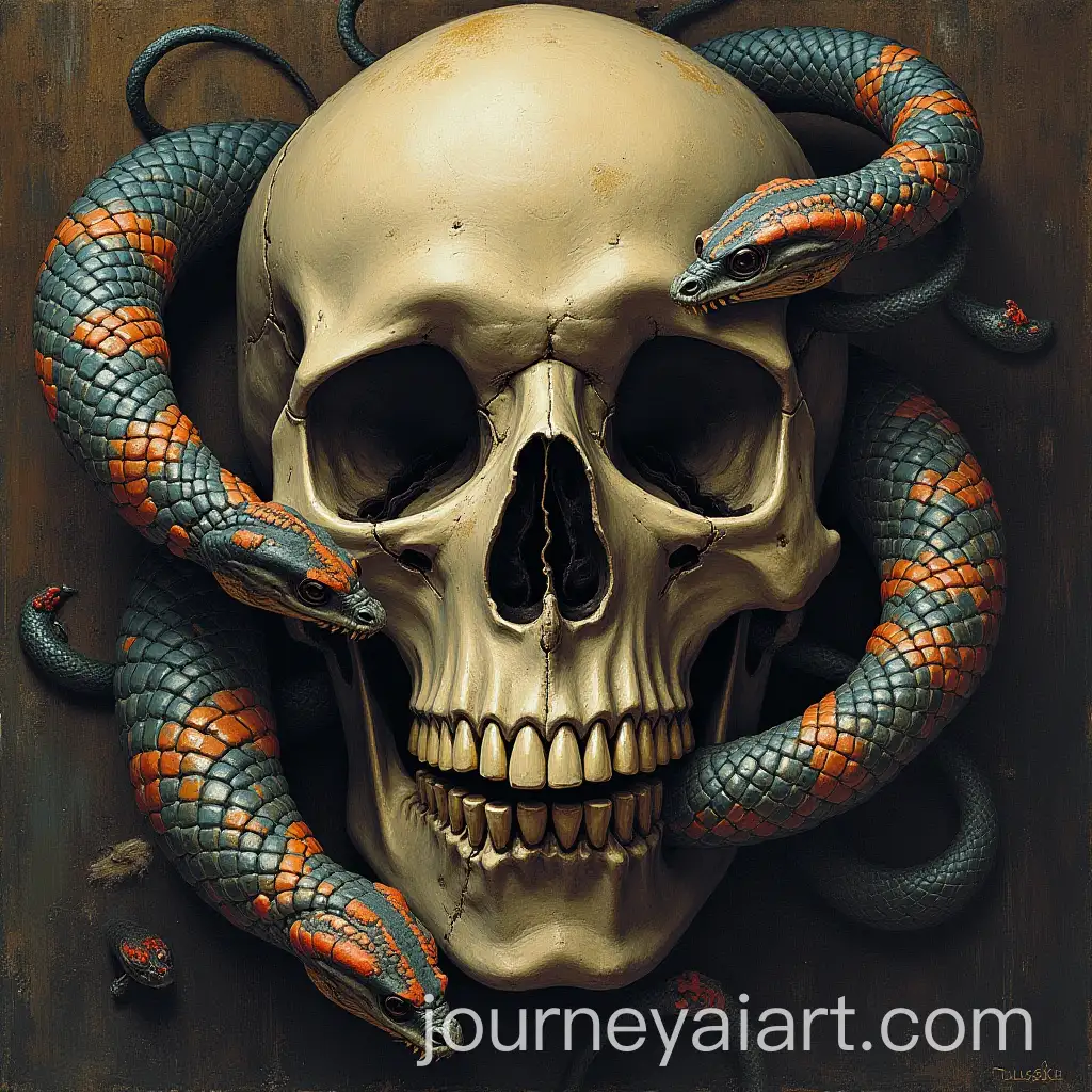 Scary-Skull-Surrounded-by-Snakes-in-Gothic-Fantasy-Style