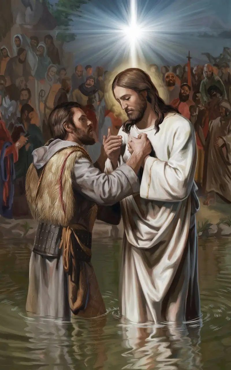 LORD JESUS CHRIST was baptized by John the son of Zechariah in the Jordan River,,nLORD JESUS CHRIST was filled with Holy Spirit and well pleased by Heavenly Father,nLORD JESUS CHRIST was known as the Lamb of God and he will remove wickedness,