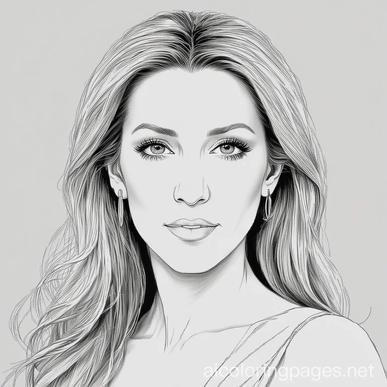 Celine-Dion-Coloring-Page-for-Kids