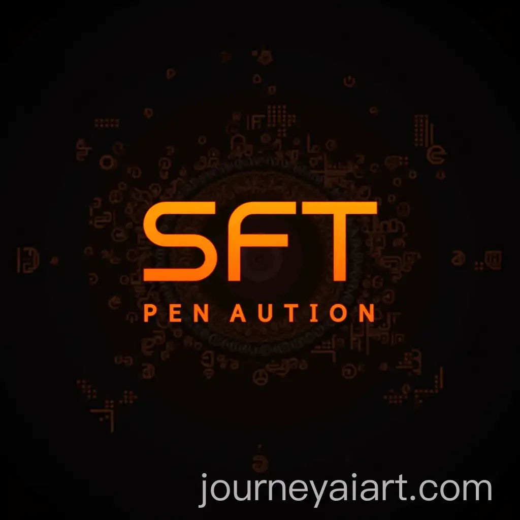 Pentesting-Ad-Post-for-SFT-Channel-on-Telegram-with-Orange-and-Black-Theme