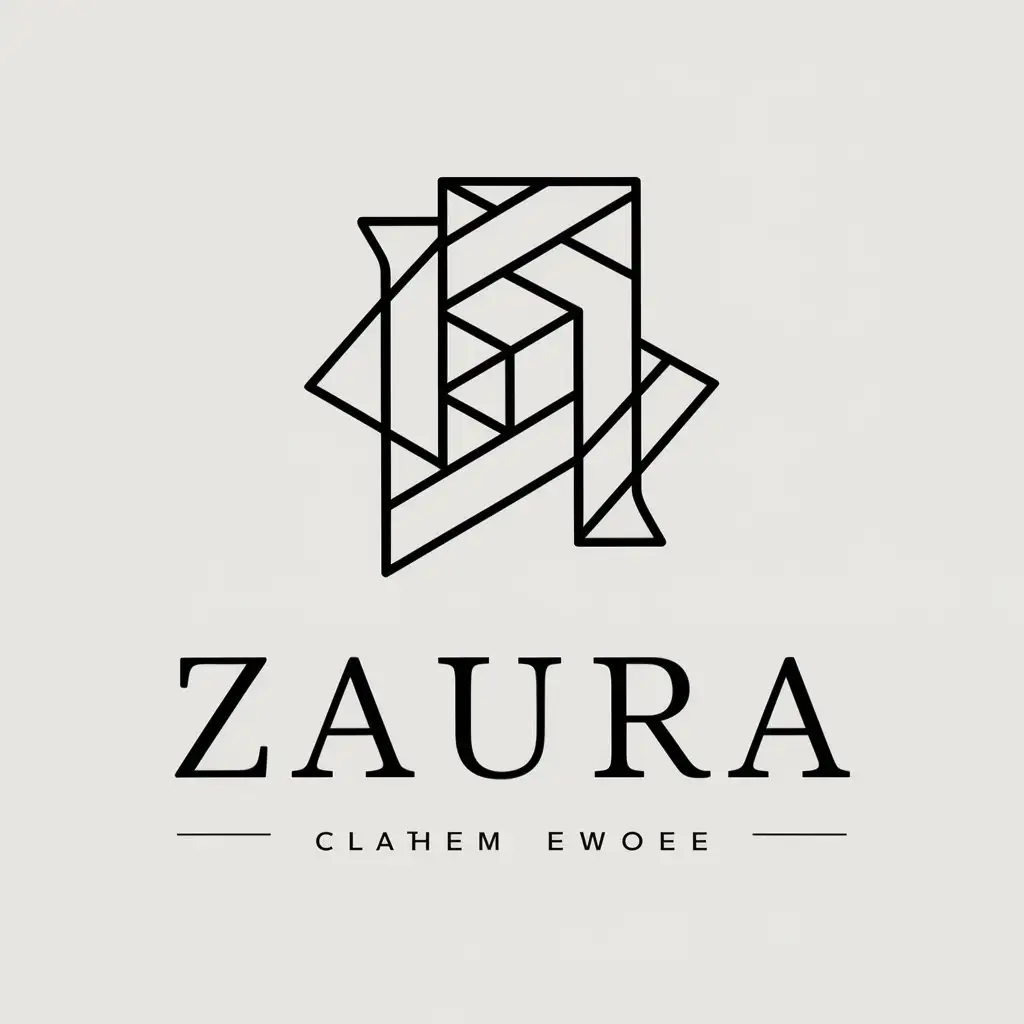 LOGO-Design-For-Zaura-Elegant-Clothing-Symbol-on-Clear-Background