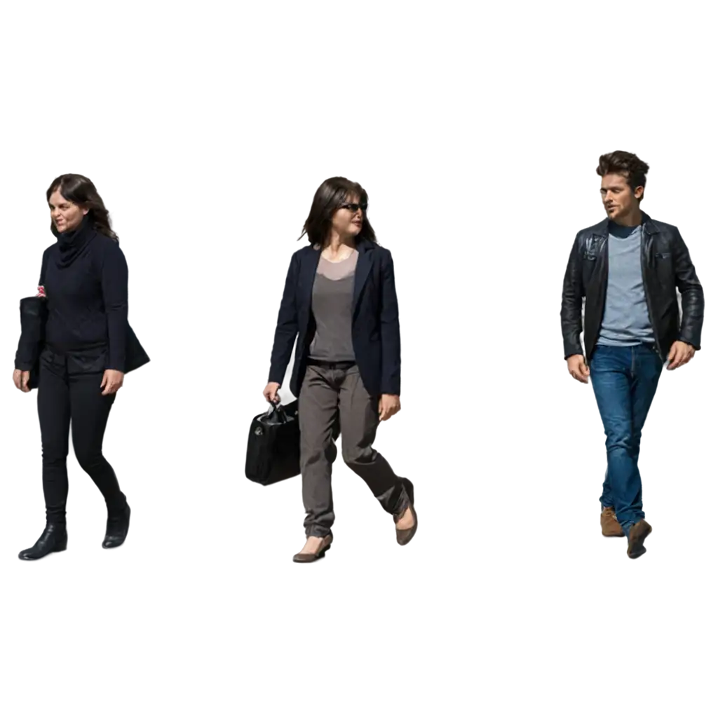 Dynamic-PNG-Image-of-People-Walking-Towards-Ideal-for-Various-Creative-Projects