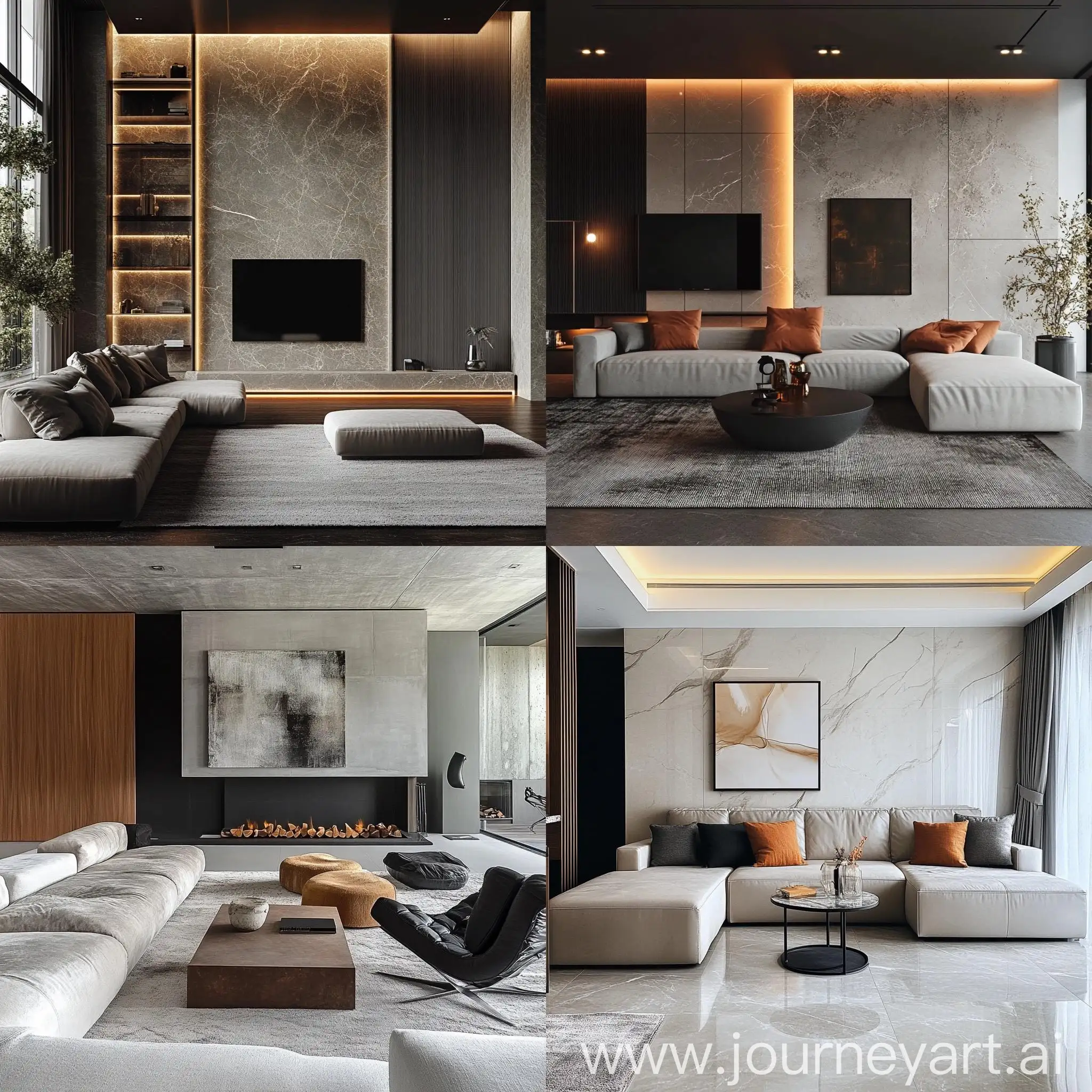 Modern-Living-Room-Interior-with-Contemporary-Design-Elements