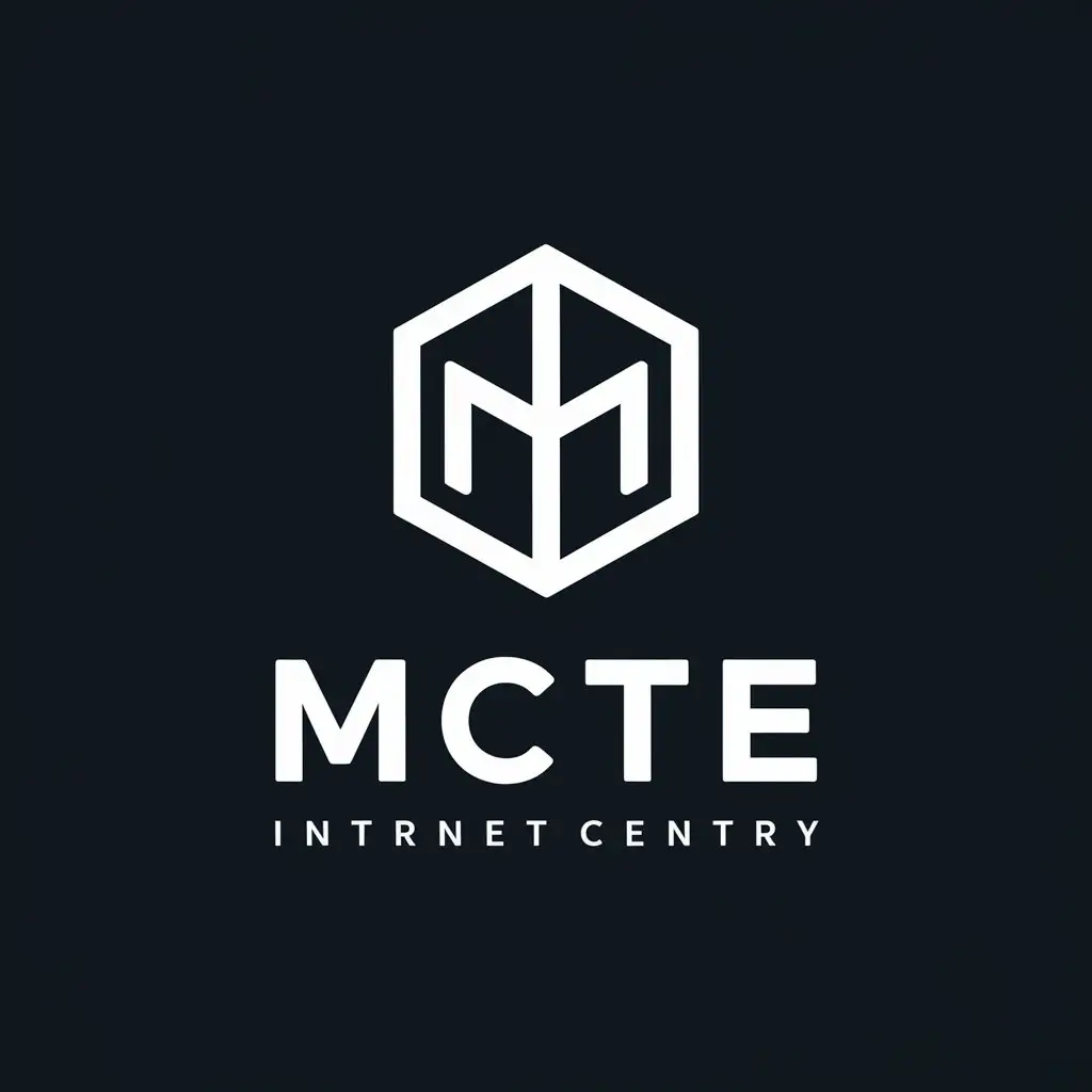 a vector logo design,with the text "mcte", main symbol:admin panel,Minimalistic,be used in Internet industry,clear background