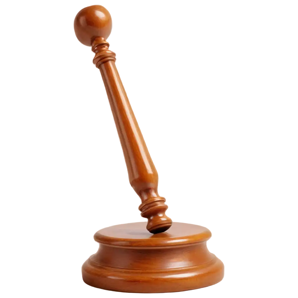Tikeshwar-Gavel-PNG-Image-for-Versatile-Design-andAI-art-prompt-analysis-Clarity