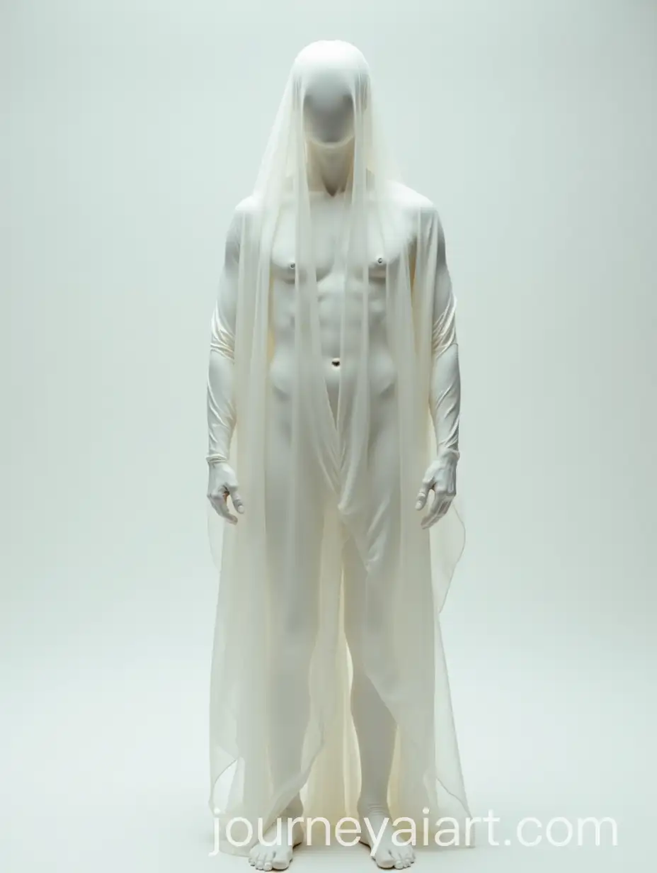 Futuristic-PaleWhite-Humanoid-Figure-Wrapped-in-Shimmering-Translucent-Material