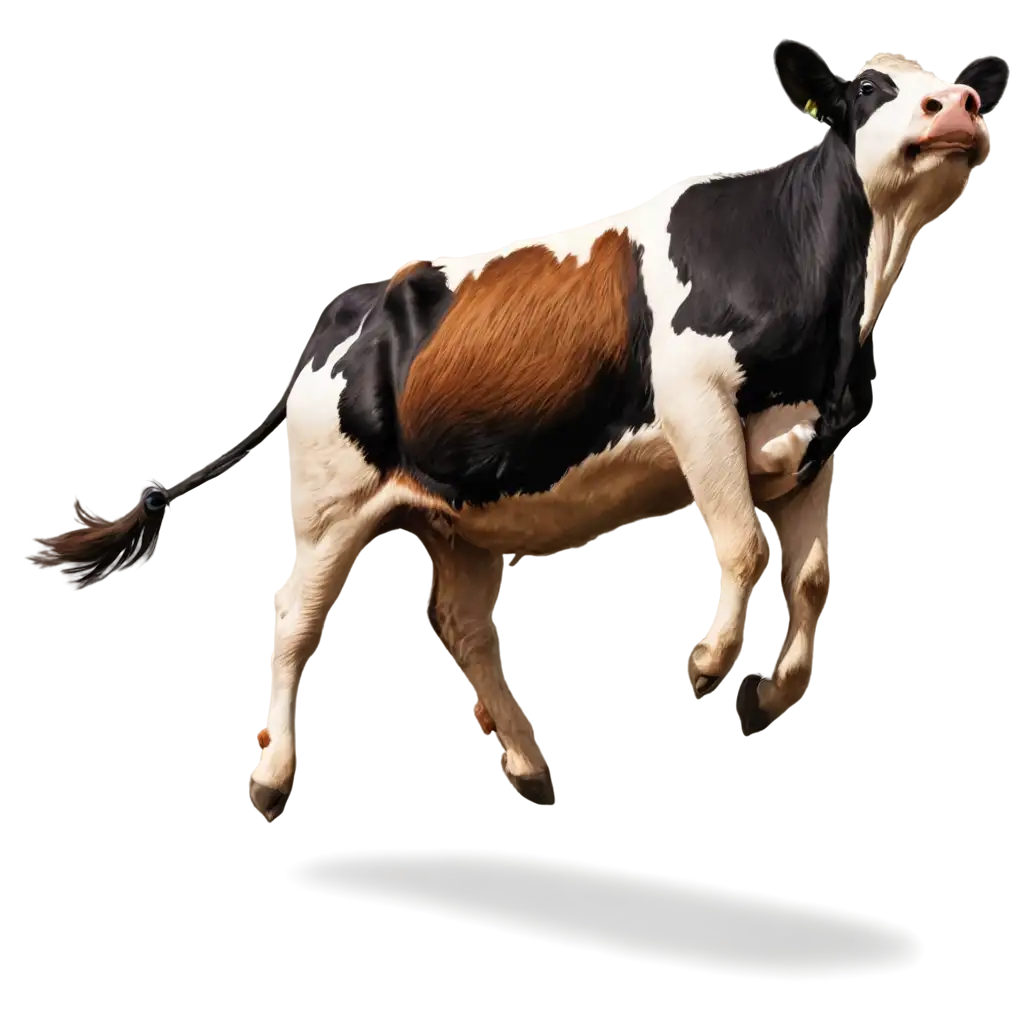 Jumping-Cow-PNG-HighQuality-Transparent-Image-for-Versatile-Use