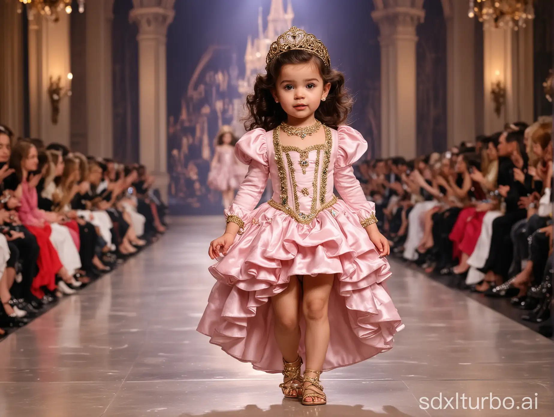 Baby-Model-in-Princess-Esmeralda-Disney-Outfit-at-Paris-Collection-Runway