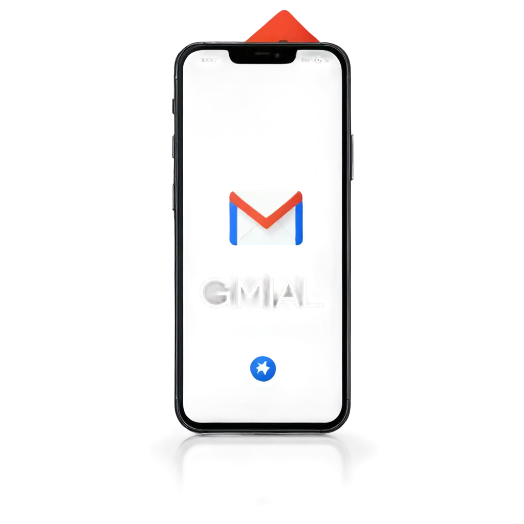 Open-Gmail-App-Logo-on-Mobile-Phone-PNG-Image-for-HighQuality-Digital-Use