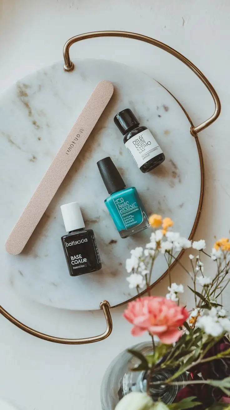 StepbyStep-Nail-Care-FlatLay-with-Tools-and-Fresh-Flowers