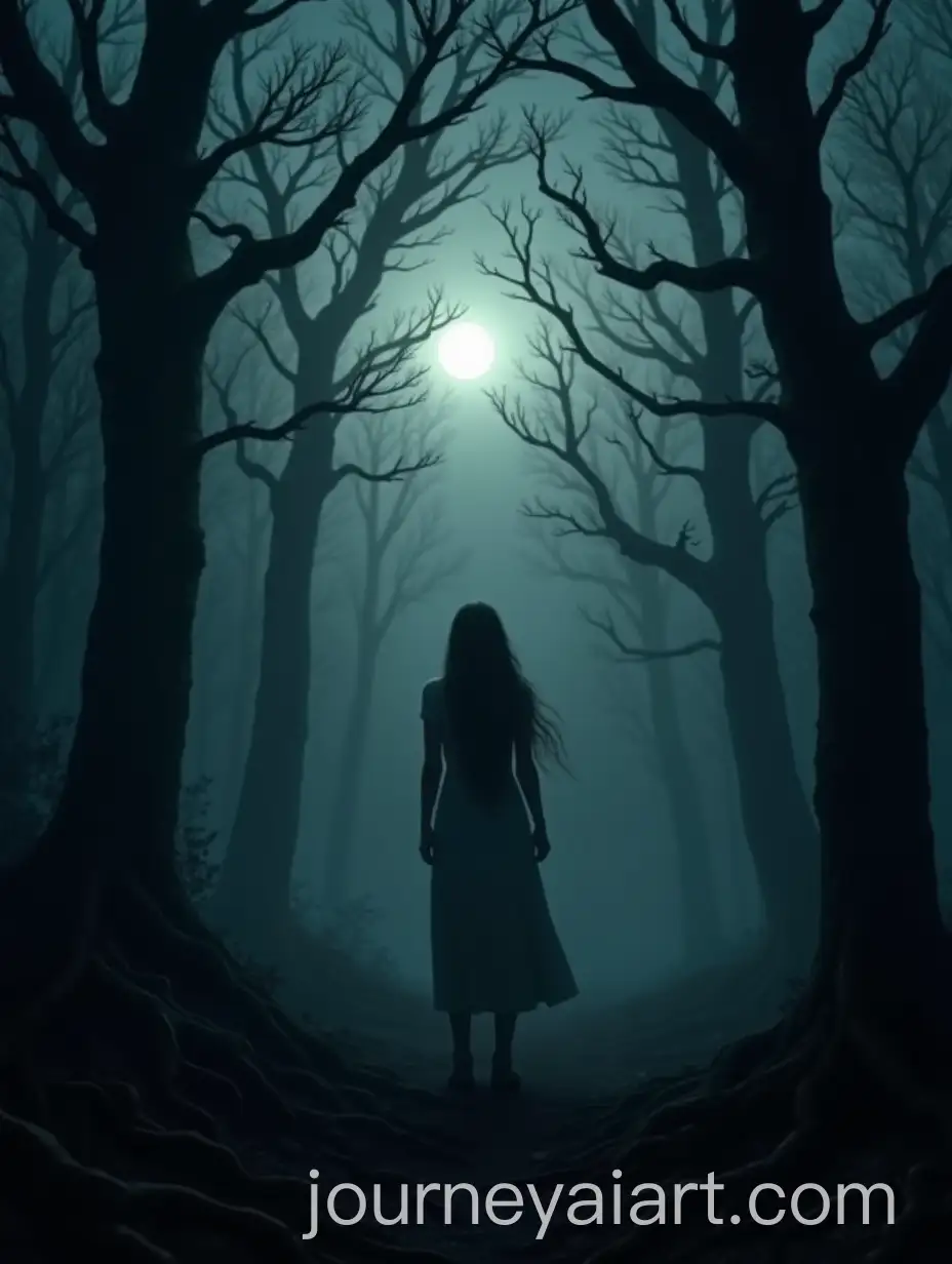 Mysterious-Forest-Scene-with-Solitary-Figure-and-Ghostly-Moonlight