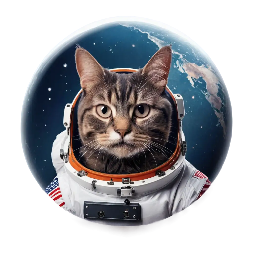 Cat-in-Astronaut-Suit-PNG-Image-Playful-and-Whimsical-Space-Feline