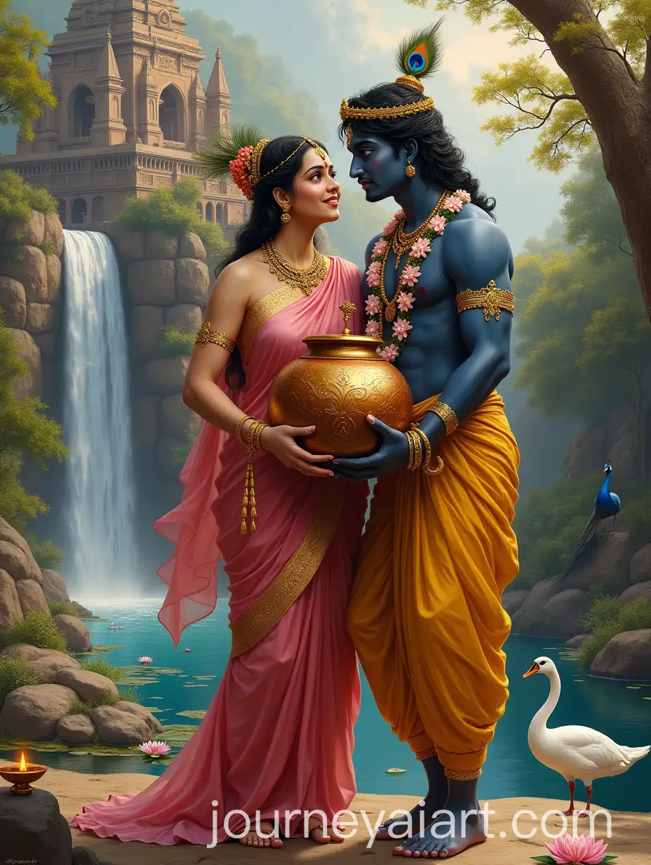 RadhaAI-Art-Prompt-Expansion-and-Krishna-in-Divine-Harmony-with-GoldLeaf-Accents-and-Lotus-Symbolism
