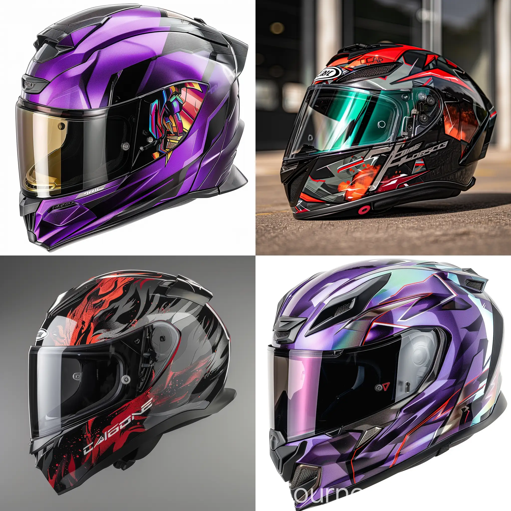 Caberg-Drift-Evo-Helmet-with-Evangelion-Graphics