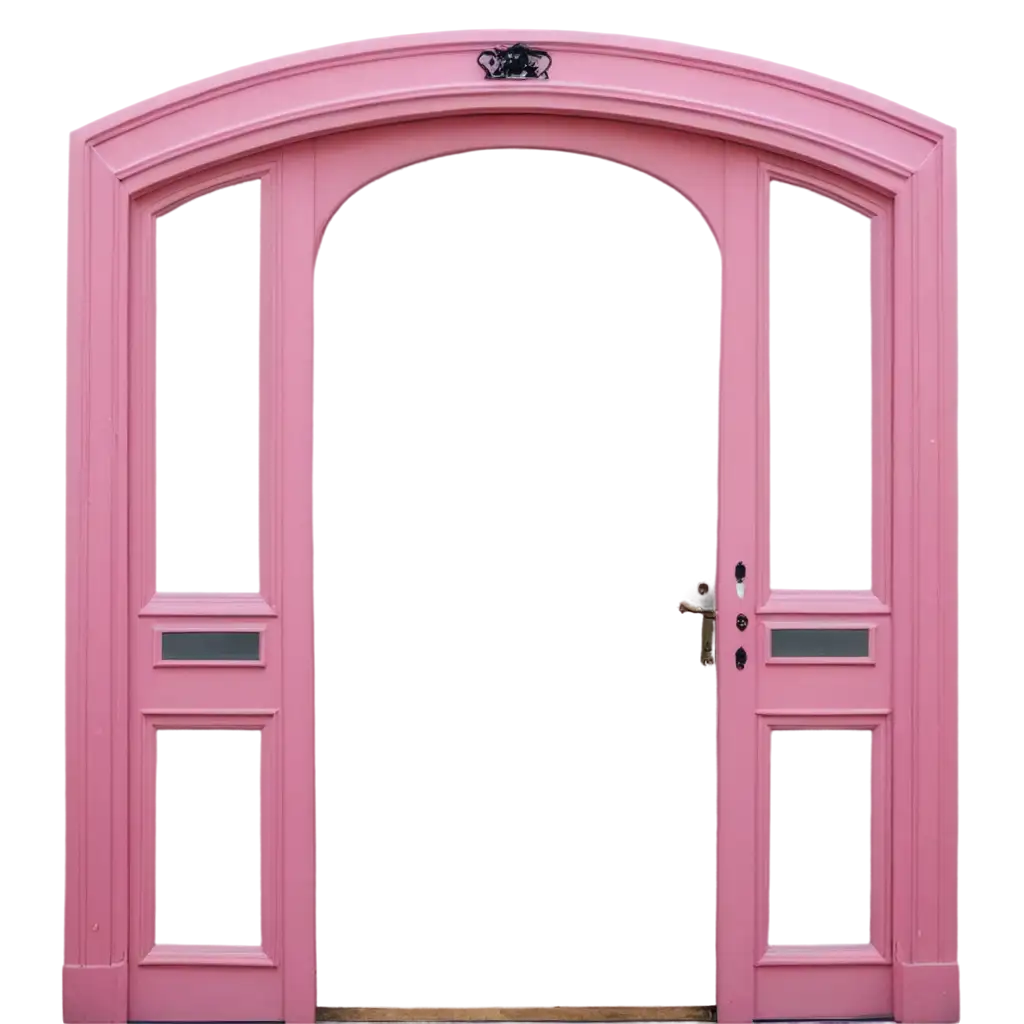 Pink-Door-PNG-Image-for-Digital-Projects-HighQuality-Transparency-and-Detail