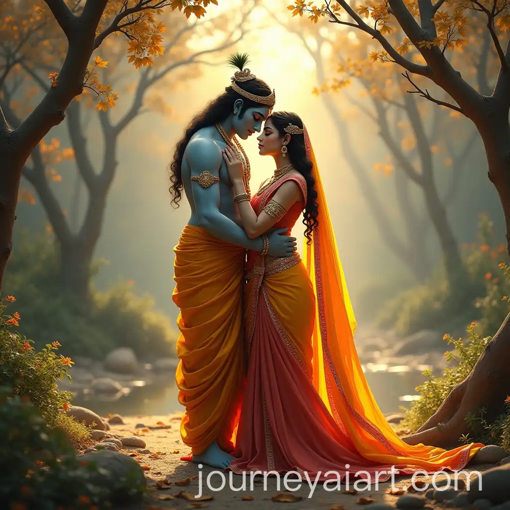 Radha-and-Krishna-Embracing-in-Serene-Devotion-Hindu-Divine-Love
