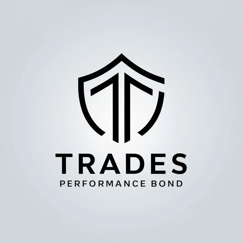 a vector logo design,with the text "Trades Performance Bond", main symbol:T PB,complex,be used in Finance industry,clear background