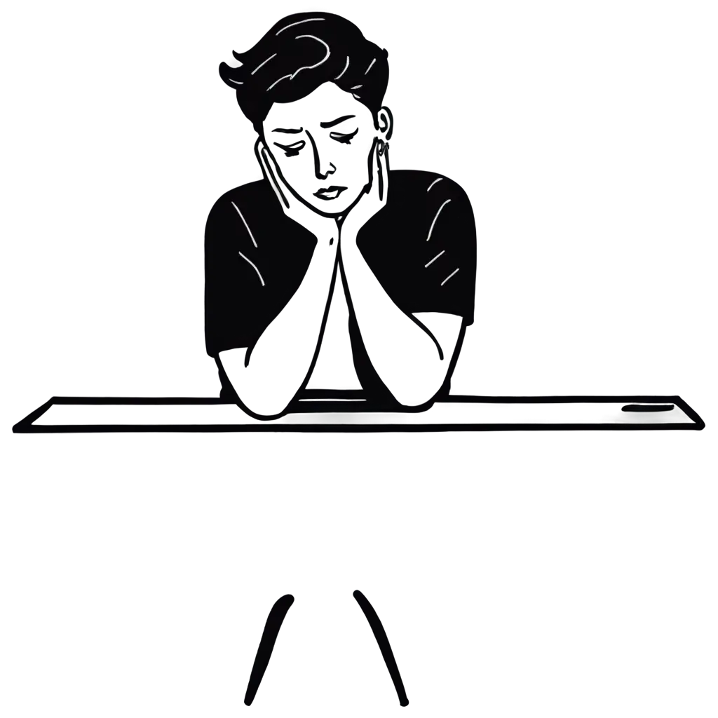 Stressed-Person-at-Desk-PNG-Vector-Illustration-for-Whiteboard-Animation