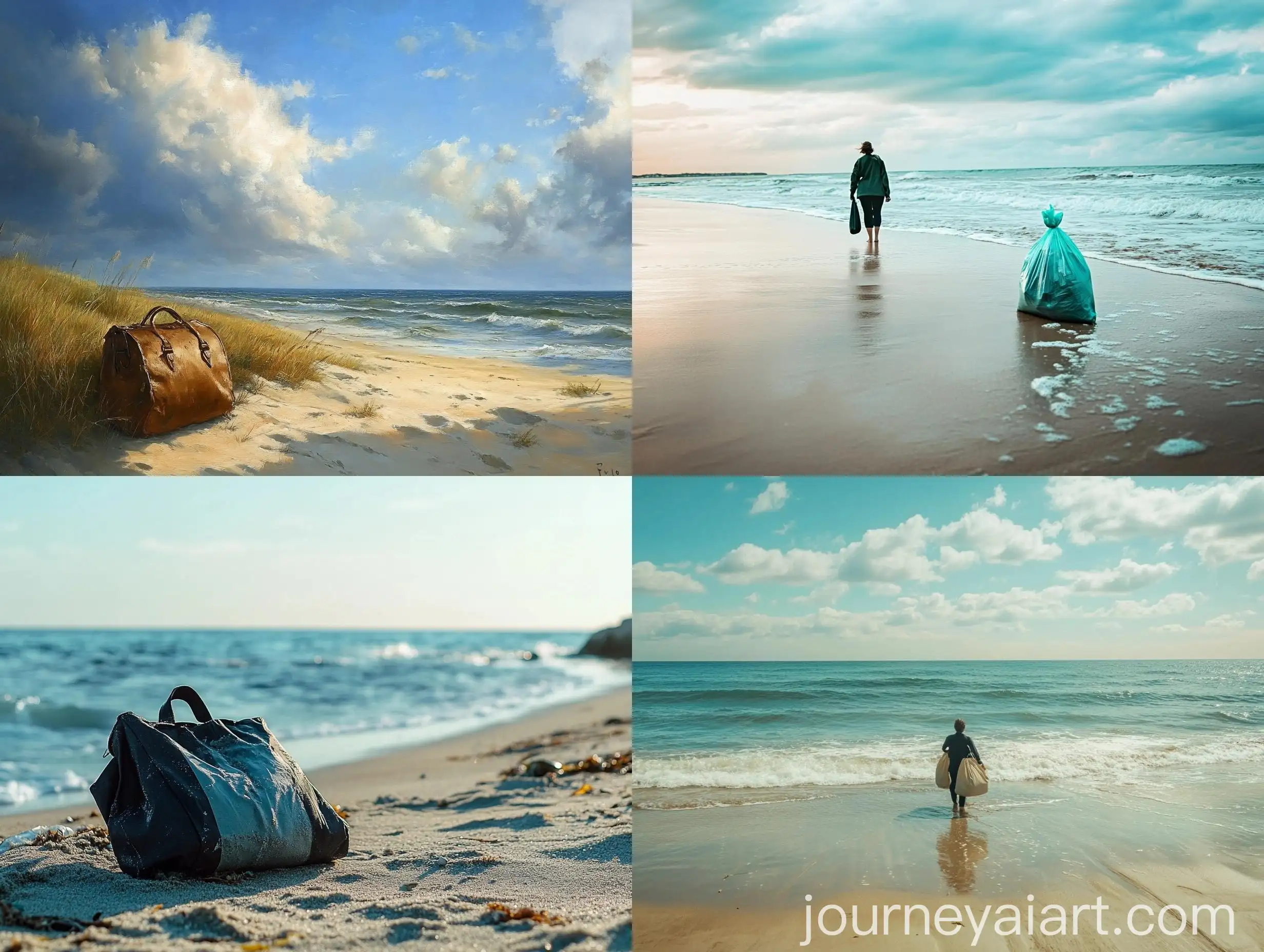 Beachcombing-Person-Searching-with-a-Bag-on-the-Beach