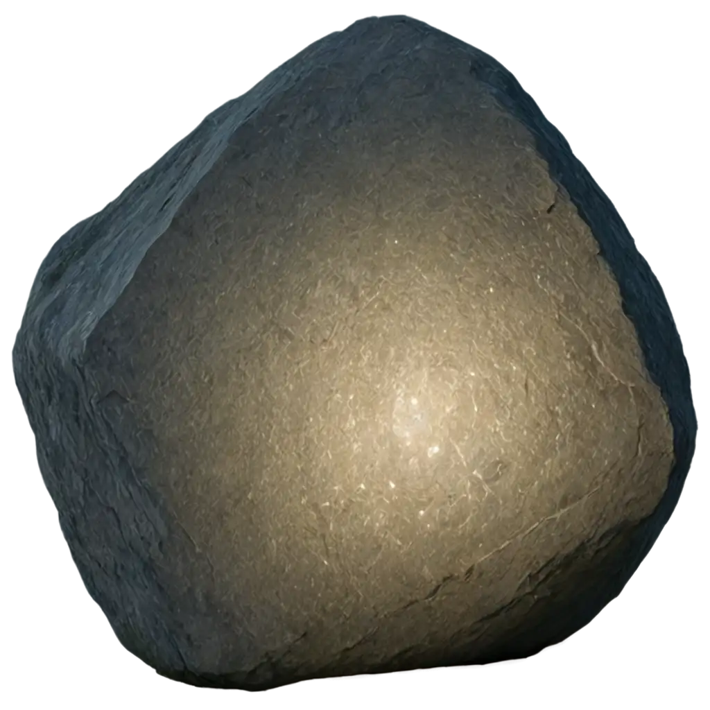 HighQuality-PNG-Image-of-a-Stone-Rock-with-Flashes-of-Light-for-Stunning-Visual-Appeal