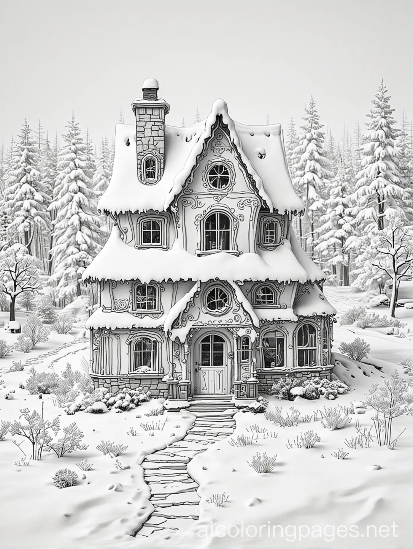 Snow-Fantasy-House-Coloring-Page-for-Kids