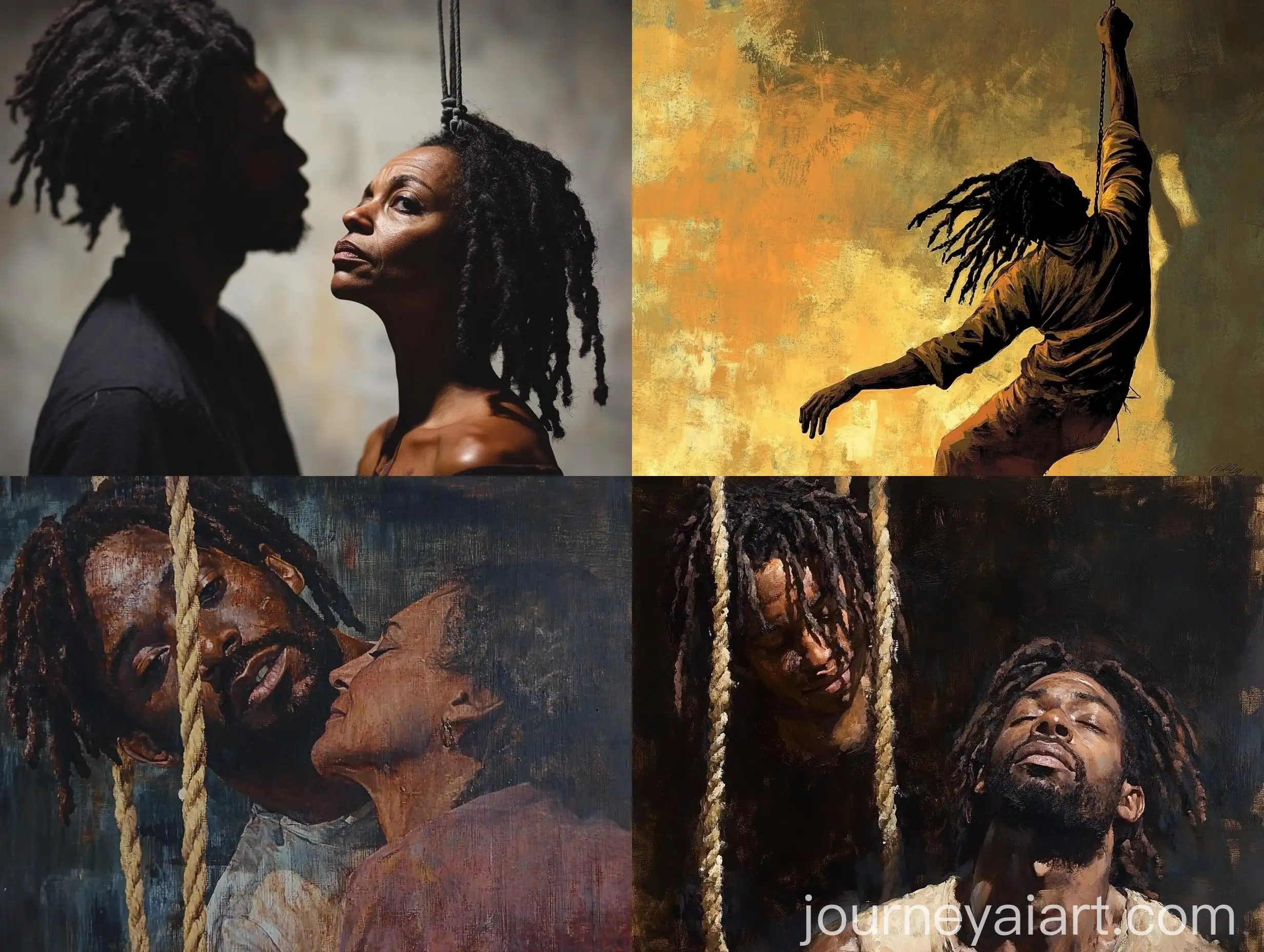 MiddleAged-Woman-with-Black-Man-and-Dreads-Hanging
