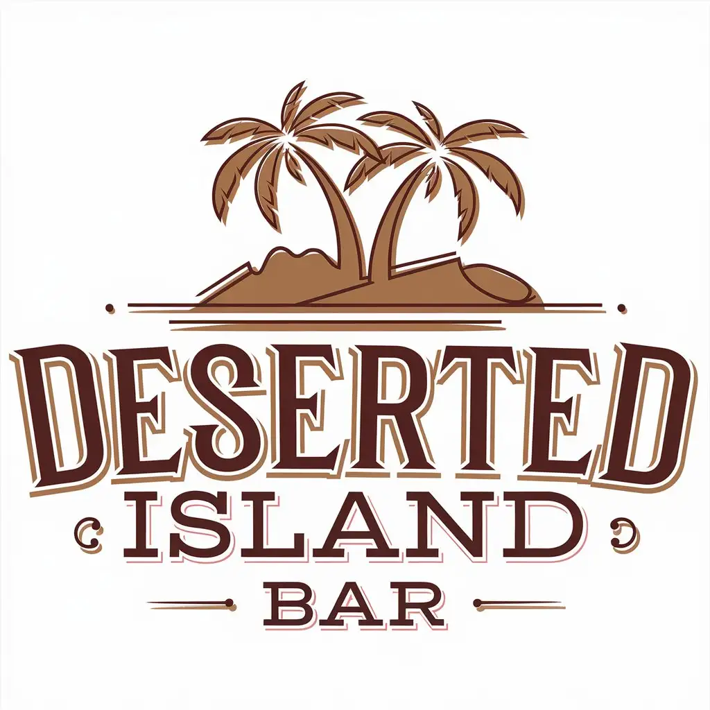 LOGO-Design-For-Deserted-Island-Bar-Vector-Design-with-Islands-Symbol