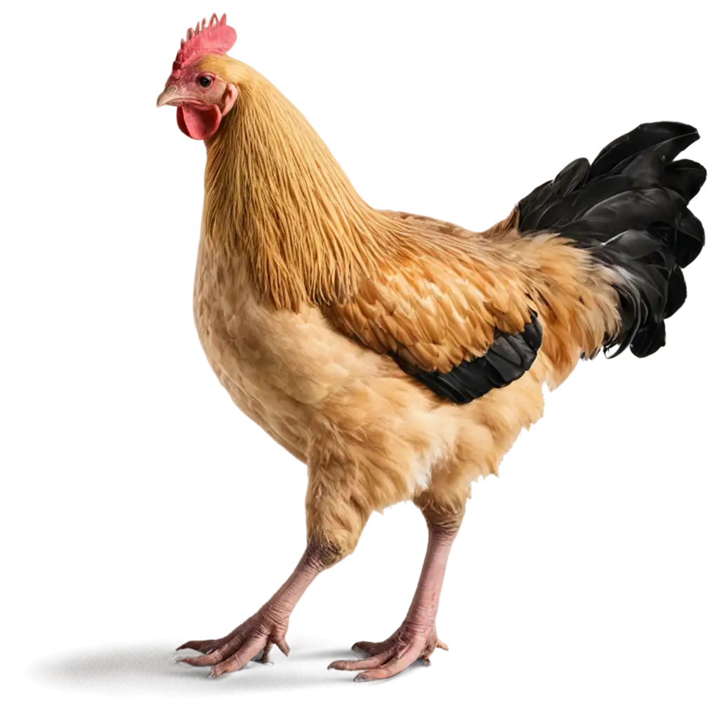 Scared-Hen-Running-HighQuality-PNG-Image-for-Versatile-Online-Applications