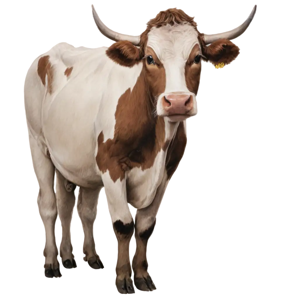 Premium-PNG-Image-of-a-Cow-HighQuality-Illustration-for-Versatile-Use