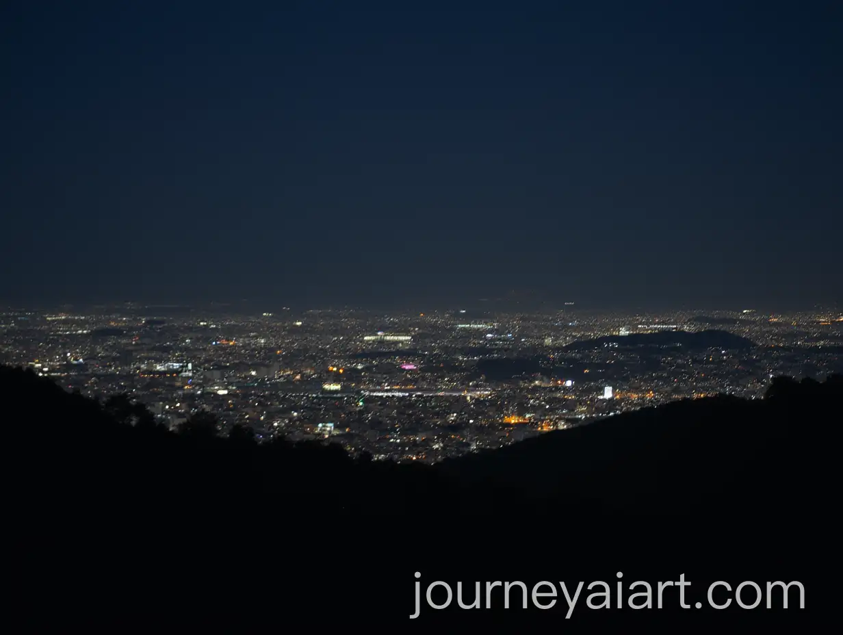 Night-City-View-from-a-Hill-withAI-Image-Prompt-Expansion-Illuminated-Skyline