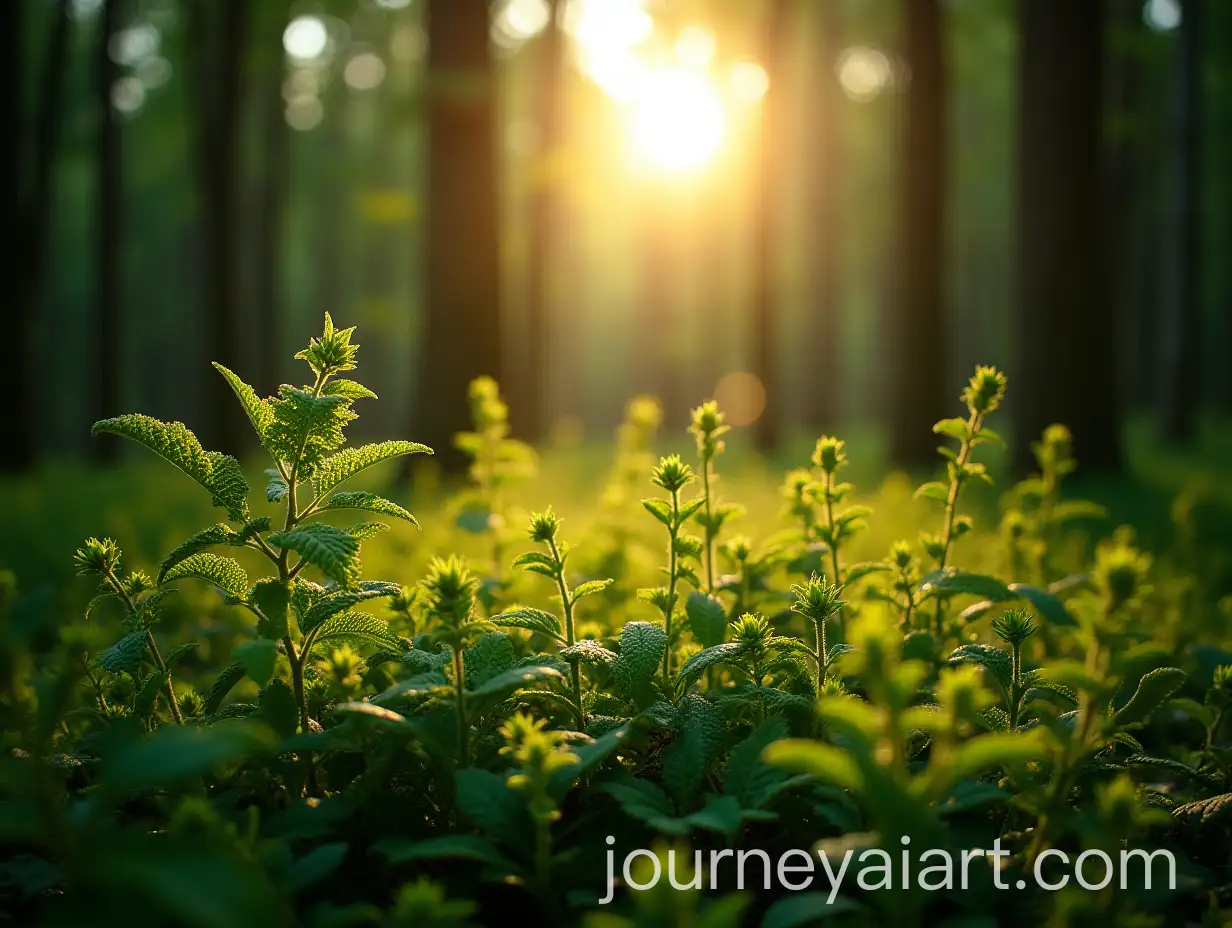 Sunlit-Green-Forest-with-Lush-Flora