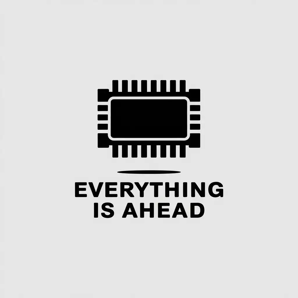 LOGO-Design-For-Everything-Is-Ahead-RAM-Symbol-in-Minimalistic-Vector-Style-for-Internet-Industry