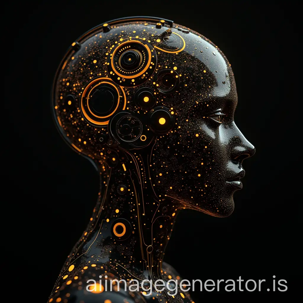 AI-and-Modern-Technology-Relationship-with-Golden-and-Dark-Black-Design
