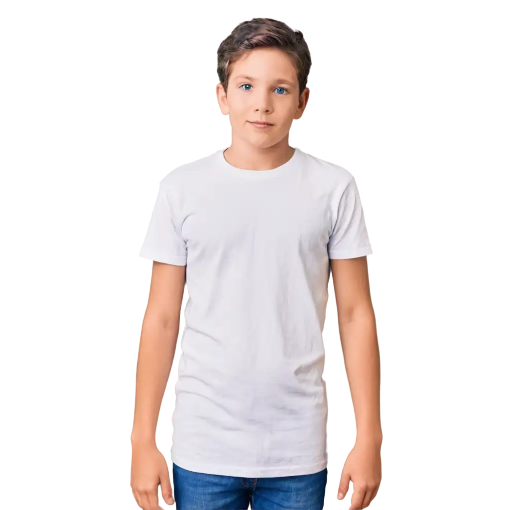 Boy-in-White-TShirt-PNG-Image-for-Versatile-Use