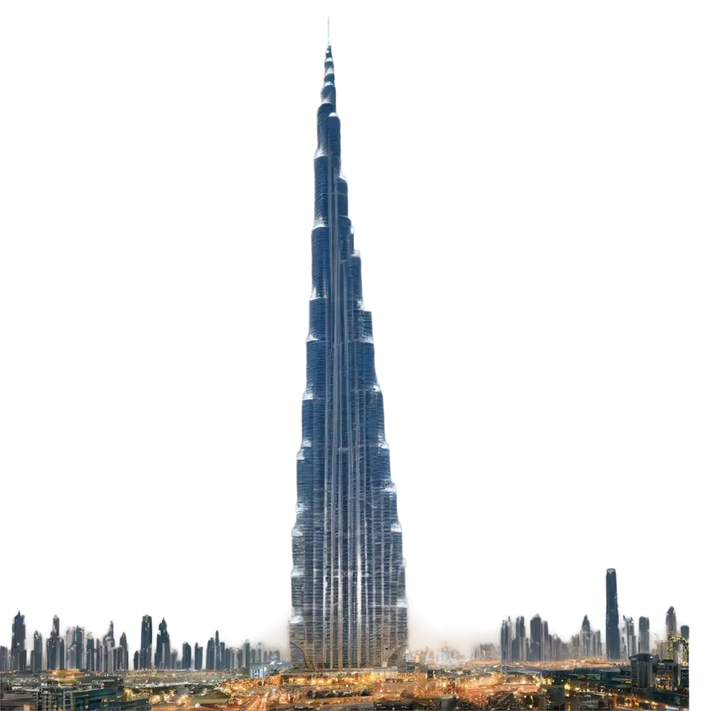 Burj-Khalifa-in-Dubai-UAE-Arabic-PNG-Image-Iconic-Skyscraper-in-HighQuality-Format